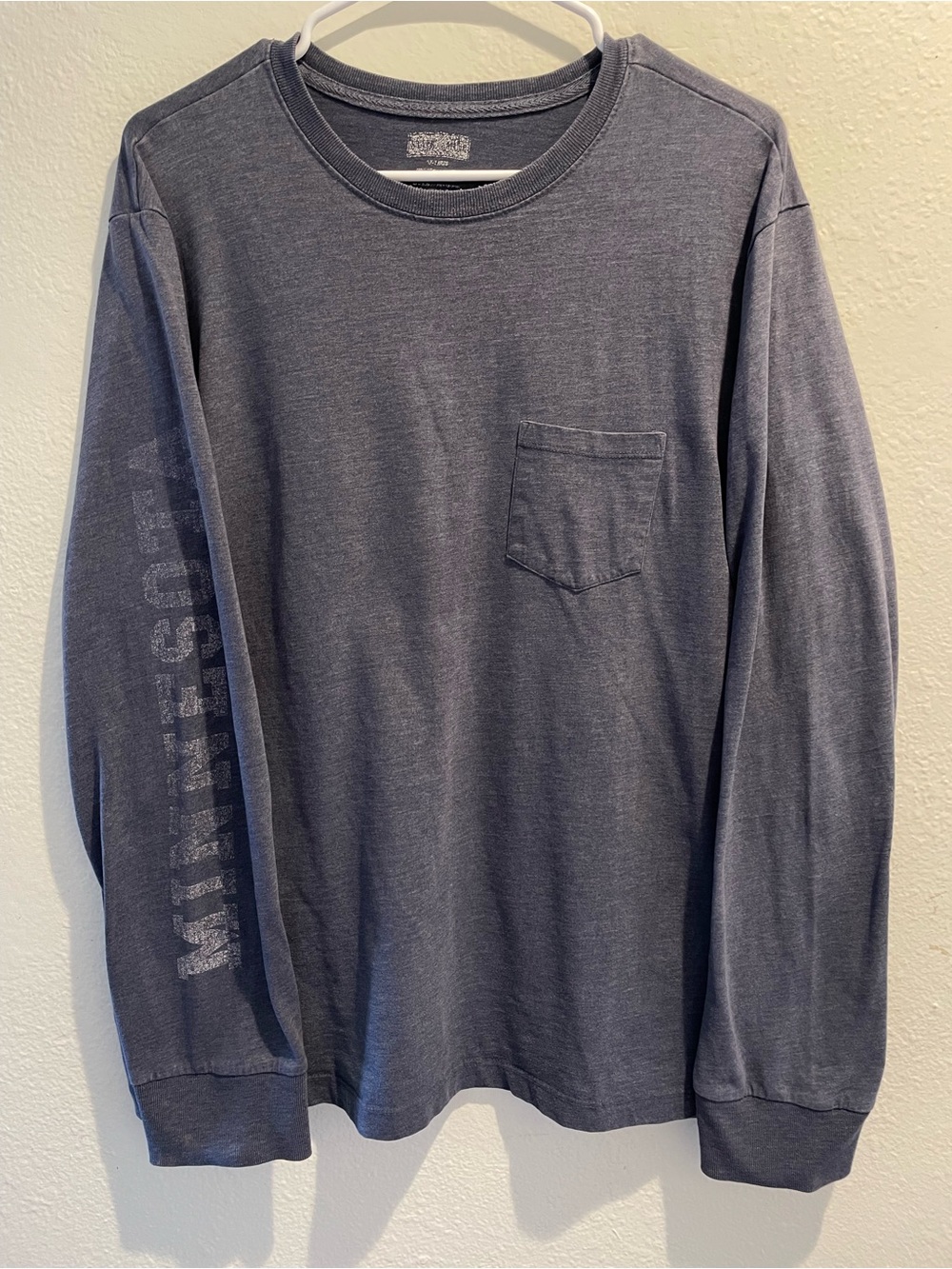Retro Minnesota "North Star State" MN Long Sleeve Graphic T-Shirt